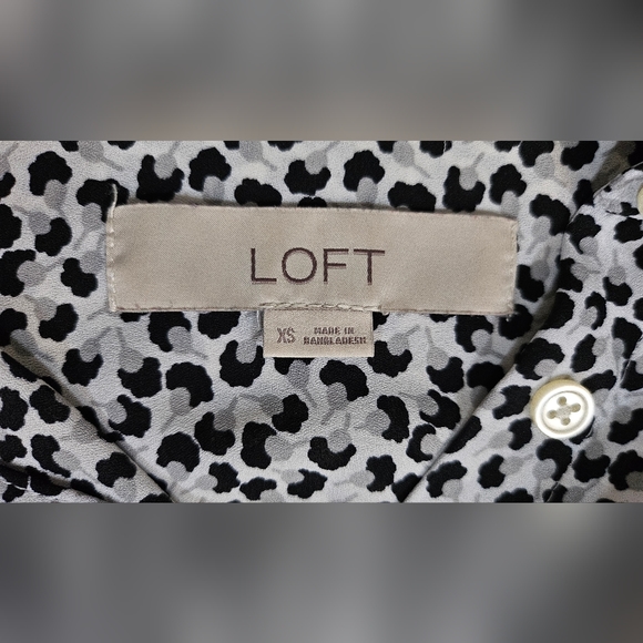Loft leopard print shirt - Picture 3 of 7